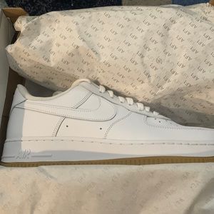 Brand New Gum Bottom Airforce Ones